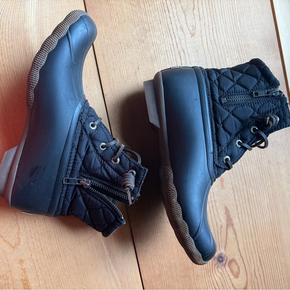 Sperry Shoes - Sperry Top-Spider Black Lace-Up Boots. NWOT
